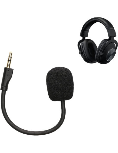 Micrófono de Reemplazo kwmobile para Auriculares Logitech G Pro X - Negro