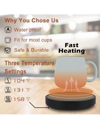 Calentador de Tazas y Velas YoBector BD-SMG-021 Automático