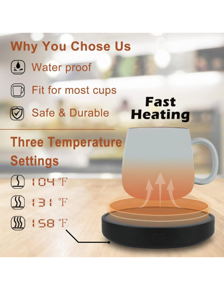 Calentador de Tazas y Velas YoBector BD-SMG-021 Automático