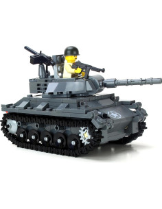 Tanque M24 Chaffee Battle Brick 12.7cm Personalizado 2