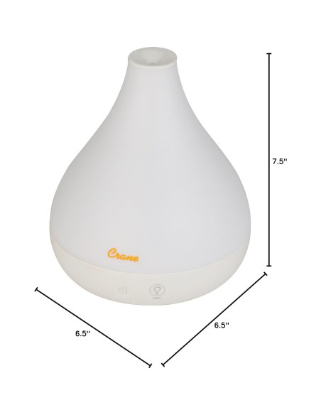 Humidificador y Difusor Ultrasonico Crane 1.32L Blanco