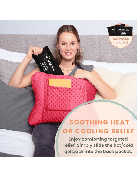 Almohada para Histerectomía MOYOAMA con 2 Bolsas de Gel