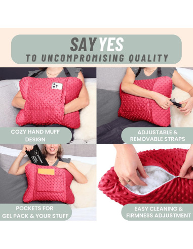 Almohada para Histerectomía MOYOAMA con 2 Bolsas de Gel