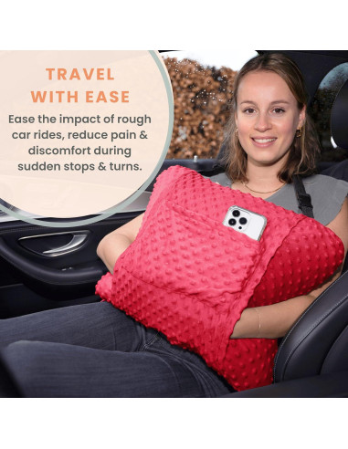 Almohada para Histerectomía MOYOAMA con 2 Bolsas de Gel