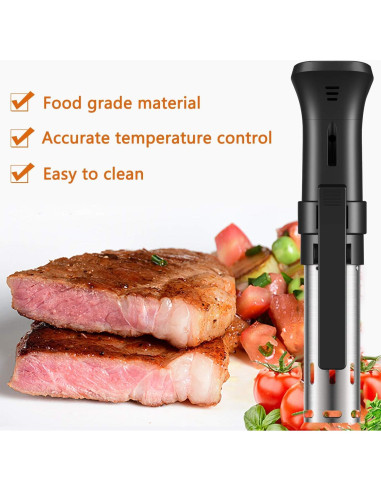 Fityou Sous Vide Cooker 1100W Acero Inoxidable Preciso