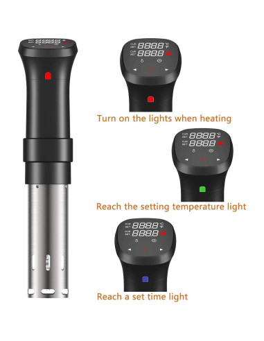 Fityou Sous Vide Cooker 1100W Acero Inoxidable Preciso