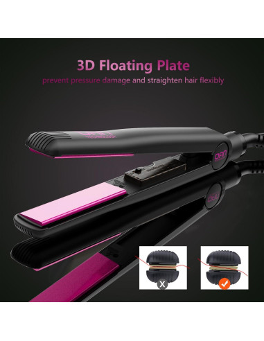 Plancha de Cerámica DAN Technology 1" Temperatura Ajustable