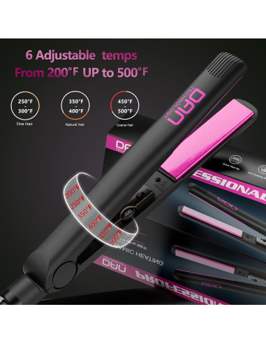 Plancha de Cerámica DAN Technology 1" Temperatura Ajustable