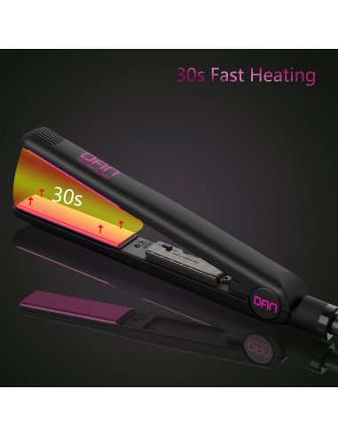 Plancha de Cerámica DAN Technology 1" Temperatura Ajustable