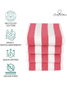 Toallas de Playa Candy Cottons 100% Algodón 152x76 cm Pack 4 2