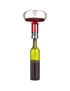 Decantador de vino SJZQ 1.5L cristal soplado a mano con tapa 2