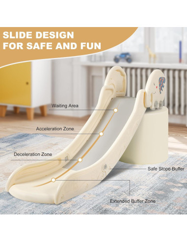 Tobogán Interior para Sofás WHHKXY - Niños 1 a 5 Años