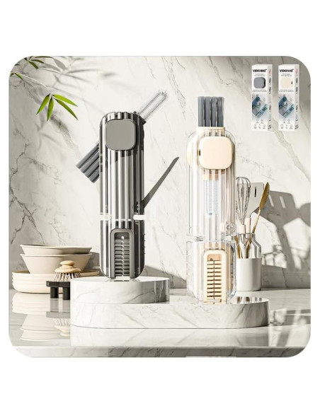 Juego de Cepillos de Limpieza Vidonio 2 Piezas Multifuncional