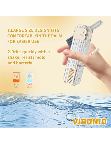 Juego de Cepillos de Limpieza Vidonio 2 Piezas Multifuncional