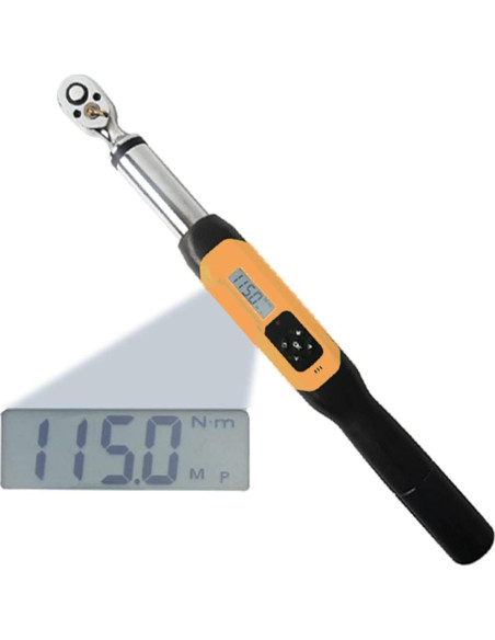 Llave de Torque Digital Reversible FridayParts AWJ-135B 1/2" 6.75-135 Nm