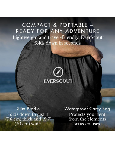 Tienda de Privacidad Plegable EverScout 1 Persona Impermeable