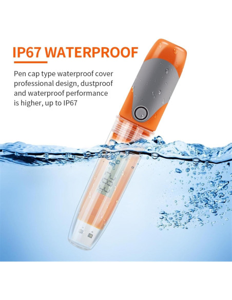 Registrador de Datos de Temperatura y Humedad Elitech RC-51H -30C a 70C