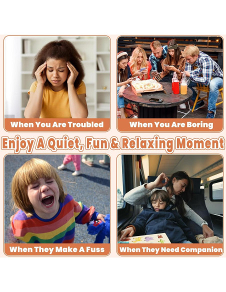 Set de Stickers 3D NiXianLinGo - Carnaval y Navidad, 4 Escenas