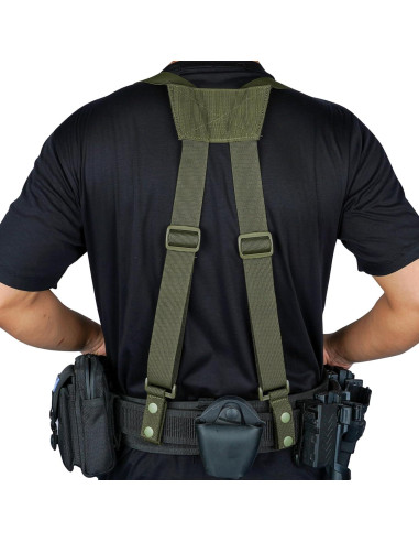 Arnés de Suspensión KUNN para Cinturones Tácticos 3.81 cm Verde Militar