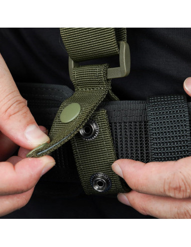 Arnés de Suspensión KUNN para Cinturones Tácticos 3.81 cm Verde Militar
