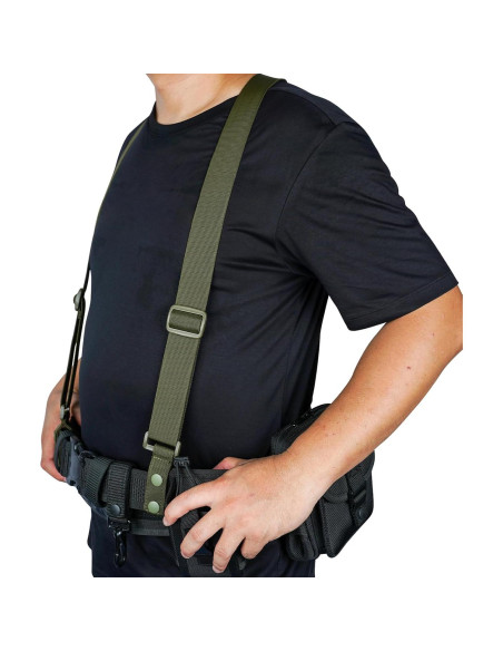 Arnés de Suspensión KUNN para Cinturones Tácticos 3.81 cm Verde Militar