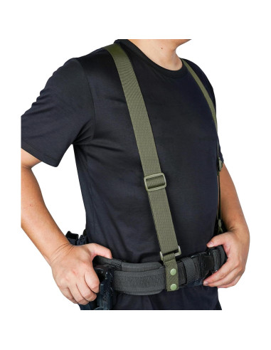 Arnés de Suspensión KUNN para Cinturones Tácticos 3.81 cm Verde Militar