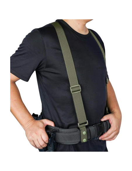 Arnés de Suspensión KUNN para Cinturones Tácticos 3.81 cm Verde Militar