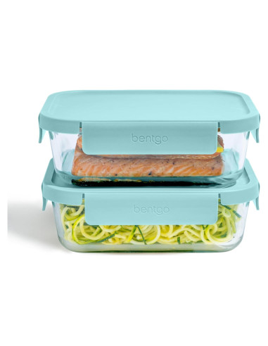 Conjunto de Almacenamiento de Alimentos de Vidrio Bentgo 4 Piezas