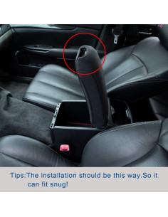 Cubierta de Apoyabrazos Neopreno JDMCAR para Tacoma 2016-2023 2