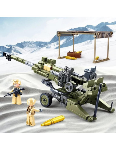 Bloque de Construcción Tanque Militar DOUBLEEAGLE 258 Piezas