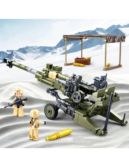 Bloque de Construcción Tanque Militar DOUBLEEAGLE 258 Piezas