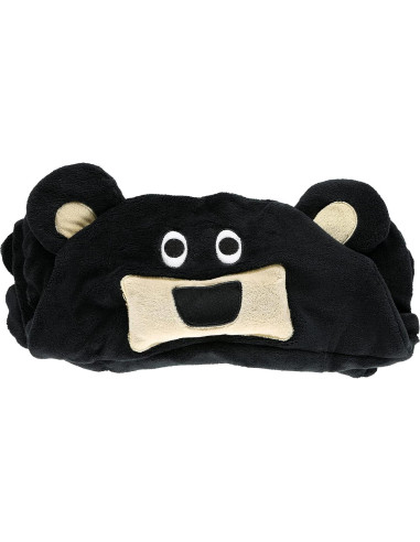 Manta con Capucha de Oso Lazy One - Forro Polar para Niños
