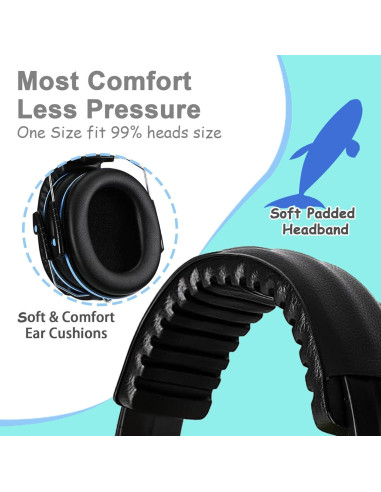 Auriculares para Niños Veshemao con Cancelación de Ruido SNR 28dB