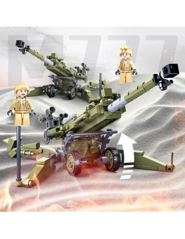 Bloque de Construcción Tanque Militar DOUBLEEAGLE 258 Piezas