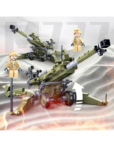 Bloque de Construcción Tanque Militar DOUBLEEAGLE 258 Piezas