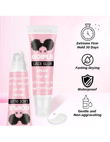 Pegamento para Pelucas de Encaje Frontal GOIPLE CARE 4PCS 14g