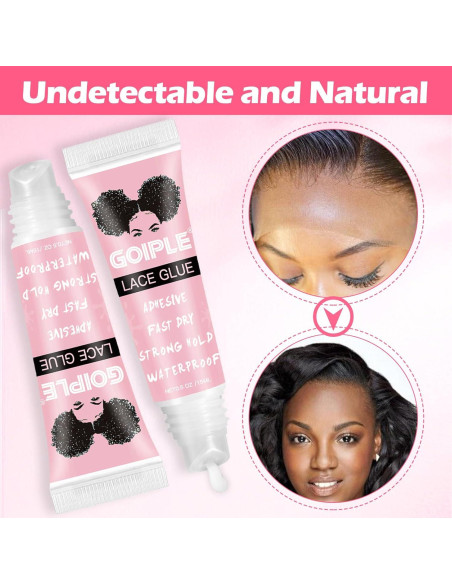 Pegamento para Pelucas de Encaje Frontal GOIPLE CARE 4PCS 14g