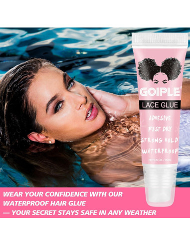 Pegamento para Pelucas de Encaje Frontal GOIPLE CARE 4PCS 14g