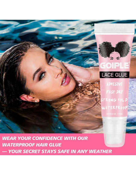 Pegamento para Pelucas de Encaje Frontal GOIPLE CARE 4PCS 14g
