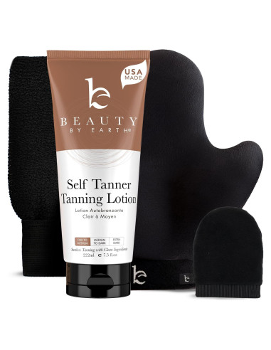 Autobronceador Beauty by Earth - Kit Todo en Uno con Mitón