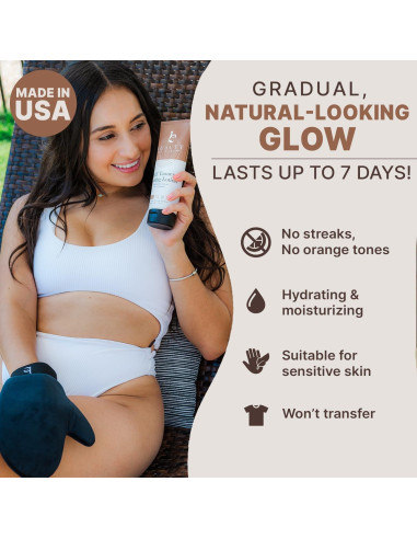 Autobronceador Beauty by Earth - Kit Todo en Uno con Mitón