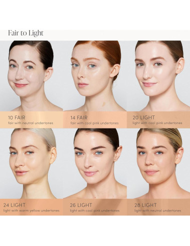 Base Líquida Aumentadora de Radiancia Jane Iredale SPF 30 10 Claro