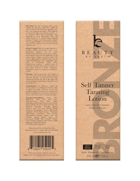 Autobronceador Beauty by Earth - Kit Todo en Uno con Mitón