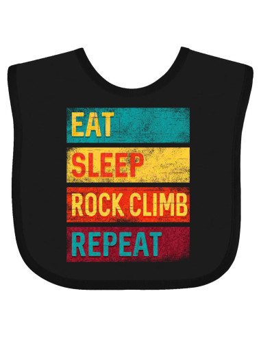 Babero de Escalada en Roca Inktastic - Algodón Negro