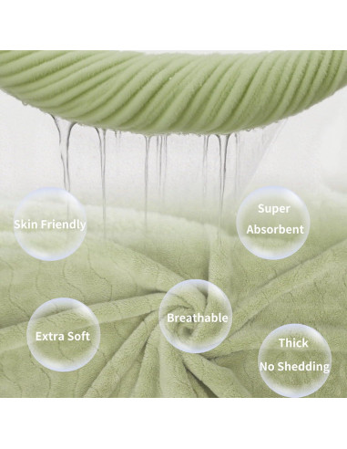 Juego de Toallas de Baño con Capucha CandyHome 6 PCS Niños