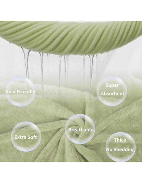 Juego de Toallas de Baño con Capucha CandyHome 6 PCS Niños