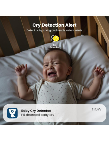 Cámara de Seguridad Interior Litokam 2K 4MP con Audio y Detección