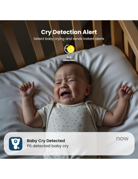 Cámara de Seguridad Interior Litokam 2K 4MP con Audio y Detección
