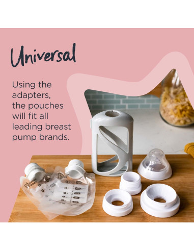 Set de Inicio de Leche Materna Tommee Tippee - 3 Pouch 355ml