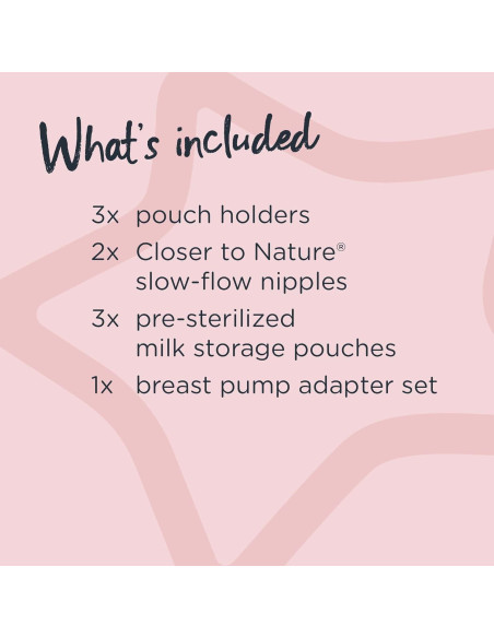 Set de Inicio de Leche Materna Tommee Tippee - 3 Pouch 355ml